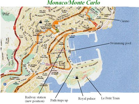 Map Monaco Monte Carlo