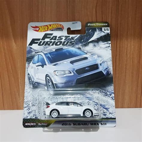 Hot Wheels Fast Furious Subaru Wrx Sti Shopee M Xico