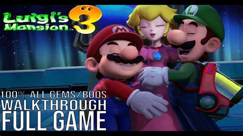 Luigi S Mansion 3 Full Game Walkthrough No Commentary Luigi S