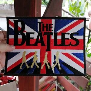 The Beatles Abbey Road Union Jack Sixties Band Music Logo Rock And Roll