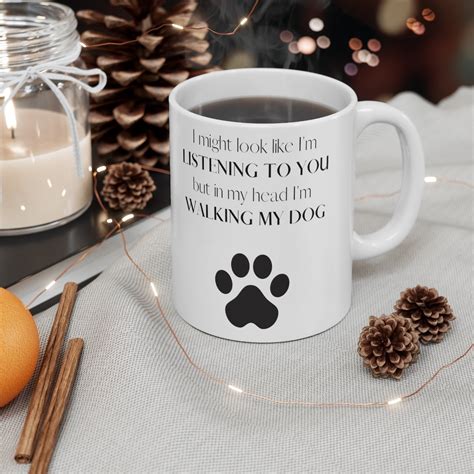 Funny Dog Lover Mugs Walking My Dog Mug Novelty Birthday T Secret