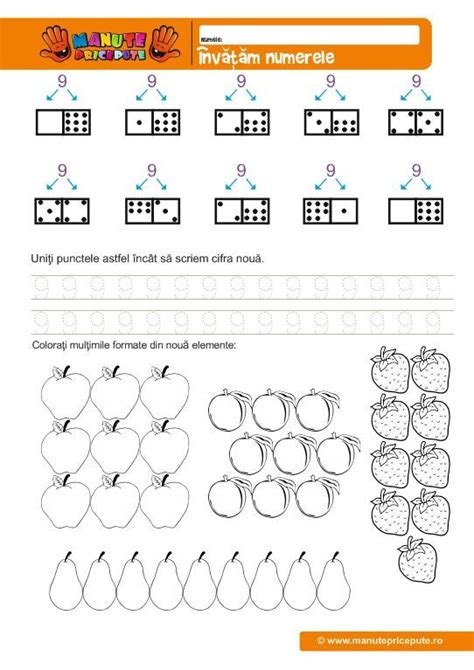 Manute Pricepute Fise De Lucru Matematica Clasa Pregatitoare