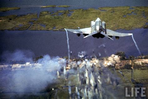 Usaf F 4 Phantom Completing A Gun Run In Vietnam Life Mag… Flickr