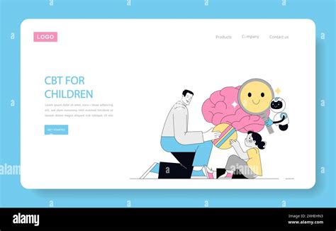 Cognitive Behavioral Therapy Concept An Adult And Child Engaging With