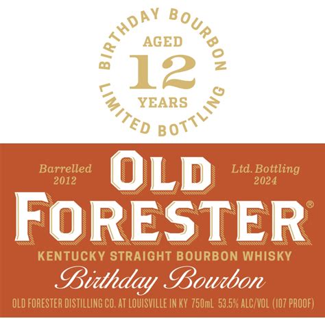 Buy Old Forester Birthday Bourbon 2024 Online - Notable Distinction