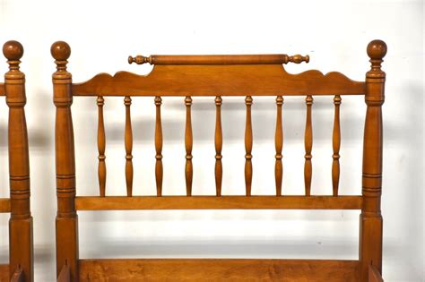 Solid Maple Twin Beds A Pair Etsy