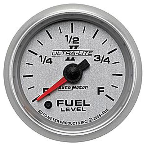 Chevy Parts Instrument Gauges Auto Meter Ultra Lite Ii 2 116 Fuel