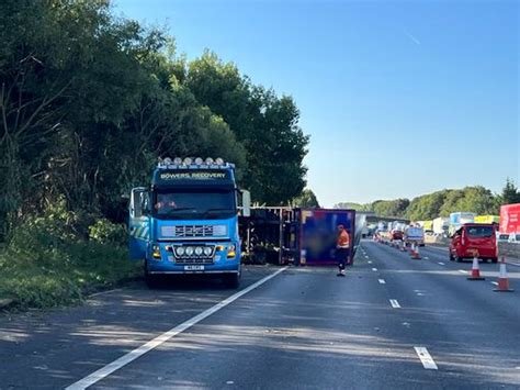 Live Updates From M6 Traffic Chaos And Closures Due To Overturned Lorry