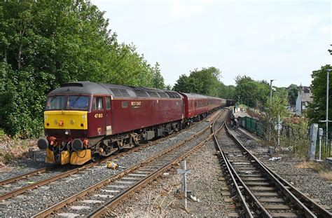 47813 5Z75 Wcrc S Snow Plough Fitted 47813 Crosses Scarbor Flickr