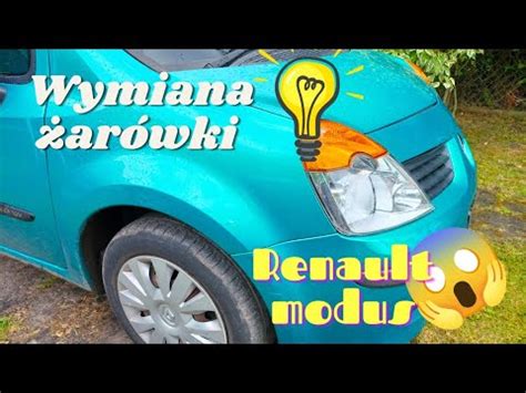 Renault Modus Wymiana Ar Wki W Prawym Reflektorze Youtube