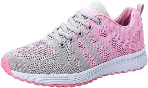 Hins Sportschuhe Damen Sommer Atmungsaktiv Leicht Sneaker Beiläufiger