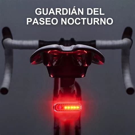 Par Luces Usb Recargable Led Estrobo Para Bicicleta Modos Eo Safe