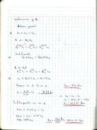 Ejercicios De Operaciones Unitarias PDF