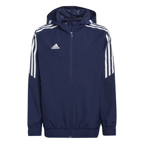 Adidas All Weather Jacka Condivo 22 Navy Vit Barn Unisportstore Se