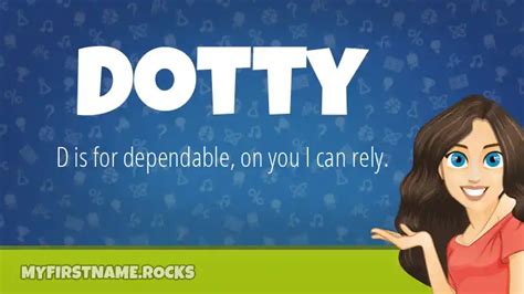 Dotty First Name Personality & Popularity