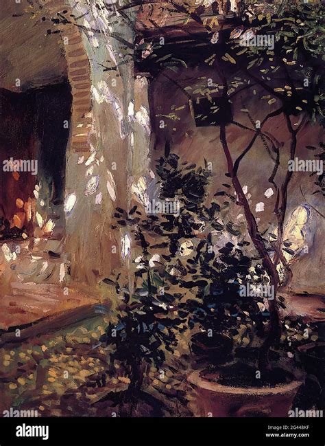 John Singer Sargent Granada Sunspots 1912 Stock Photo Alamy