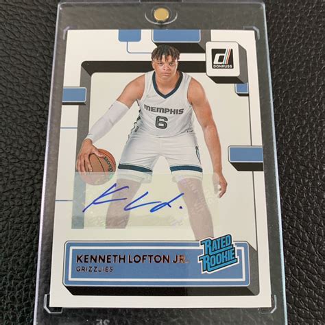 激レア Kenneth Lofton Jr RC 2022 23 Panini Donruss 直筆サイン ケネス ロフトン Jr その他