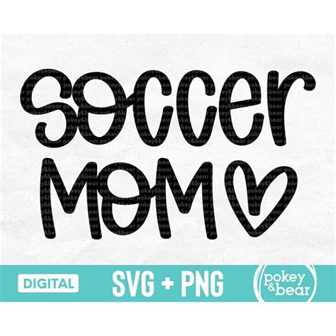 Soccer Mom Svg Soccer Svg Soccer Heart Svg Soccer Mom Shi Inspire