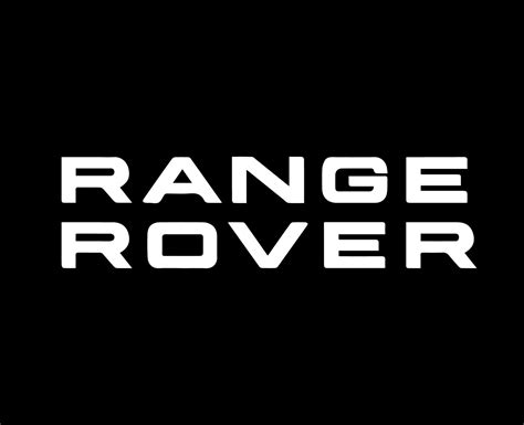 Range Rover Brand Logo Car Symbol Name White Design British Automobile ...