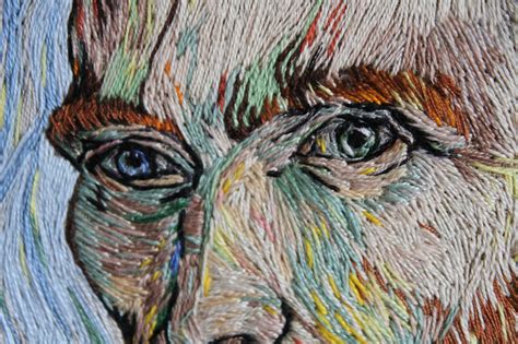 Embroidery Vincent Van Gogh On Behance