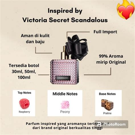 Jual Victoria Secret Scandalous Refill Parfum Bibit Non Alkohol