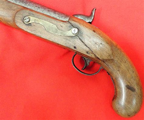 1840s British Brown Bess Musket Converted Tower Percussion Pistol