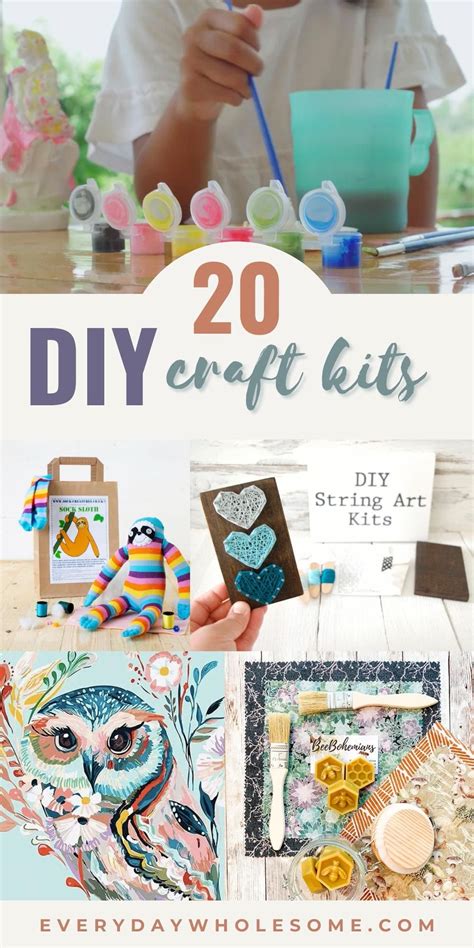 20 diy craft kits for kids adults – Artofit