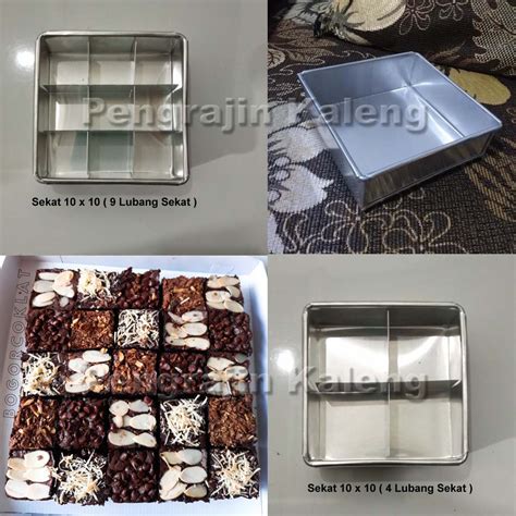 Jual Loyang Sekat Mini 10x10 Sekat Loyang 10x10 Sekat Brownies