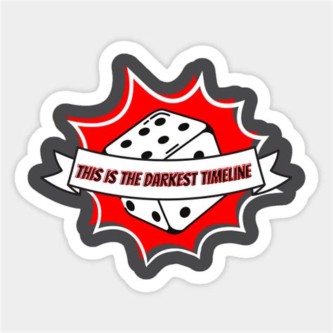 Community Darkest Timeline - Tv Show - Sticker | TeePublic