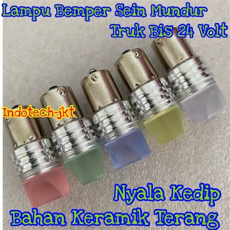 Jual Lampu Bemper Sein Mundur Truk Bis Volt Nyala Kedip Model