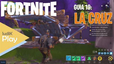 Estructura Defensiva La Cruz Fortnite Guía Español Youtube