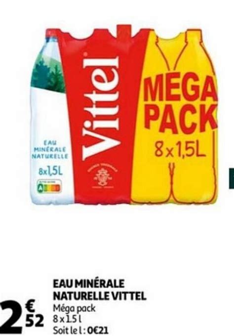 Vittel Eau Minerale Naturelle Promotie Bij Auchan