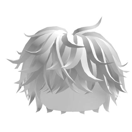 Fluffy Messy Cool Boy Hair White S Code Price Rblxtrade