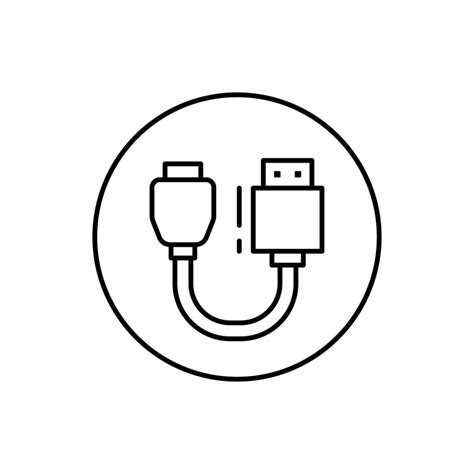 Hdmi, connector vector icon 22578701 Vector Art at Vecteezy