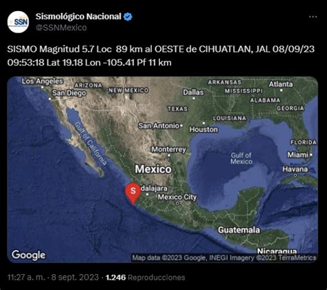 Imágenes Del Temblor Del Día De Hoy En Jalisco Así Fue El último Sismo