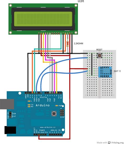 Fritzing Project 75 Arduino Datalogger Temperatura E Umidita Con Dht Images