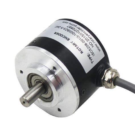 ISC5008 Outer Diameter 50mm Solid Shaft Incremental Rotary Encoder