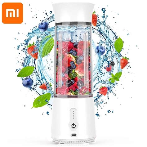 Novo Xiaomi 17oz Liquidificador Portátil Mini Handheld Misturador De