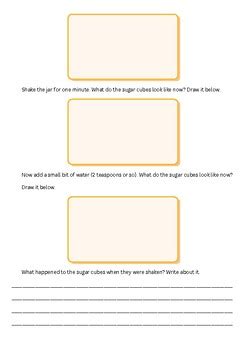 Sugar Cube Erosion Investigation By Karen Wiesen TPT