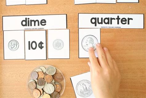 Free Coin Sorting And Matching Printables Fantastic Fun And Learning