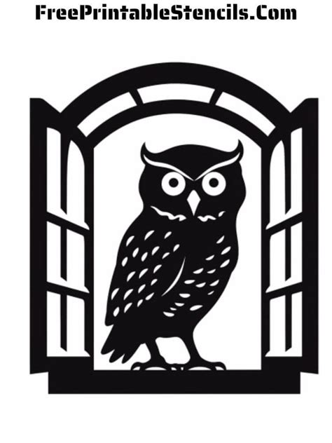 Free Printable Owl Stencils Free Printable Stencils