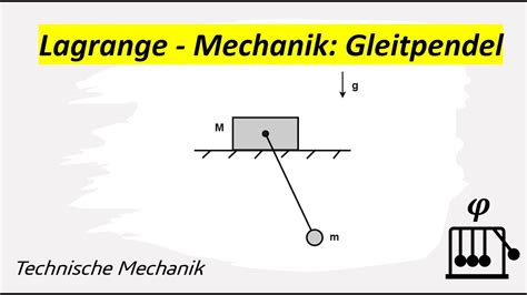 Lagrange Mechanik Gleitpendel Technische Mechanik Dynamik Kinetik