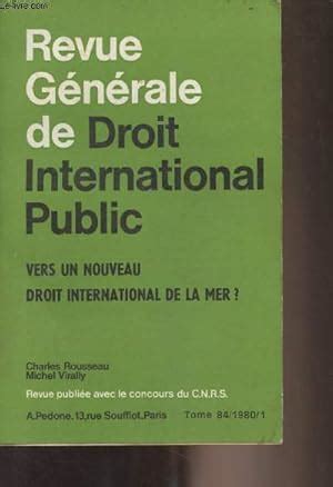 Revue générale de droit international public Tome 84 1980 1