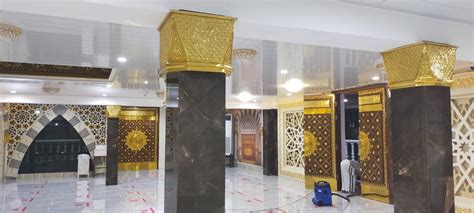 Sabuk Mahkota Tiang Masjid Model Nabawi Kerajinankuningan