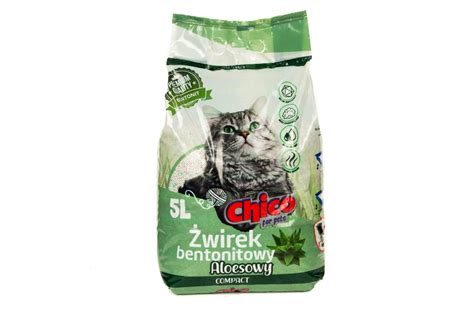 Chico Żwirek Bentonitowy Compact Aloes 5L Chico Sklep EMPIK