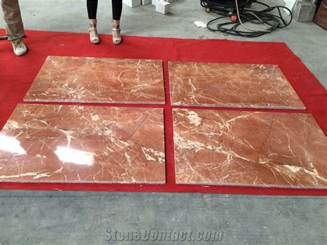 Rojo Coralito Marble Slabs Tiles China Red Marble From China