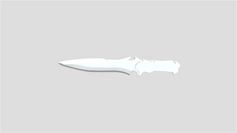 Resident Evil 4 Krauser's Knife (Untextured) - 3D model by lucien ...