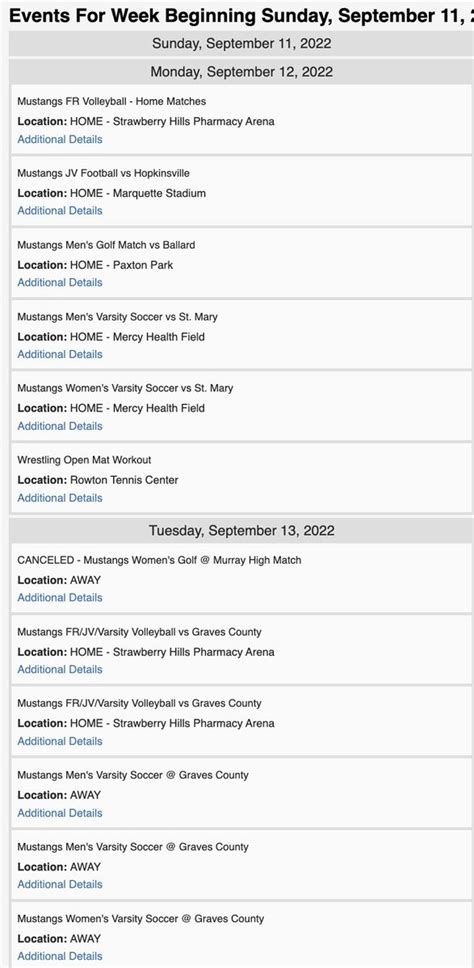 Mccracken Co Schools On Twitter Rt Gomccracken Schedule For This Week