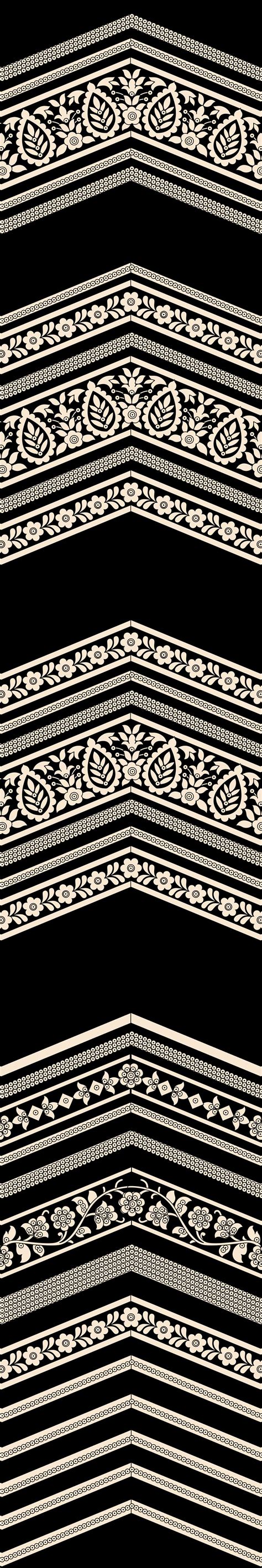 Black and White Striped Pattern | Textile Design Art