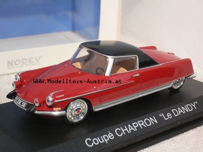 Citroen DS21 DS 21 Coupe 1966 LE DANDY HENRI CHAPRON Rot 1 43